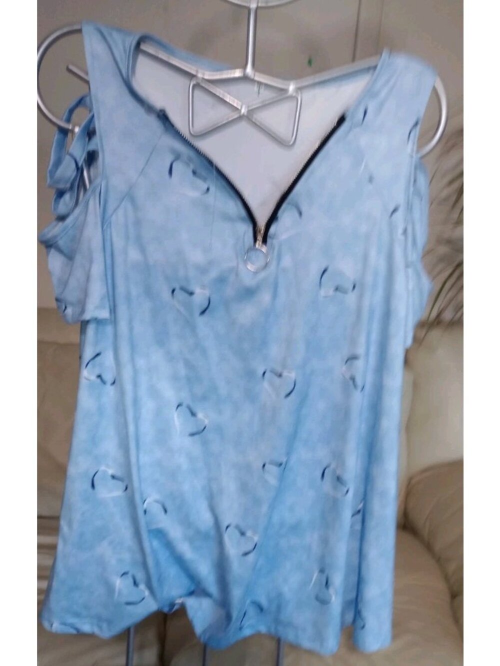 Sexy Plus Size Women  Cold Shoulder Blouse Cocktail/Party/Casual 4XL